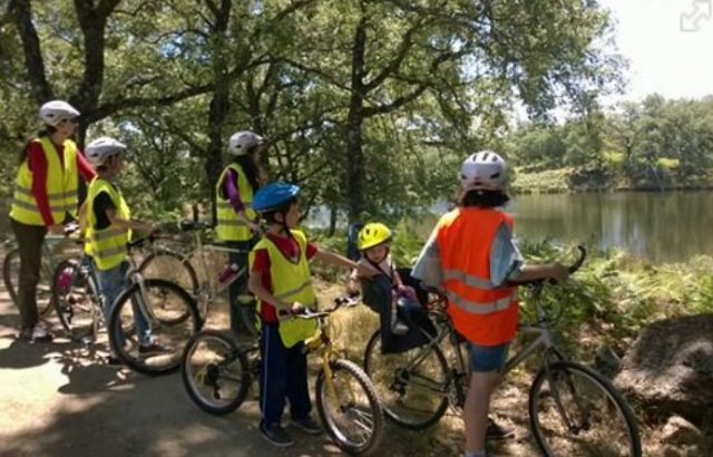  BTT mit der Familie wird genossen 